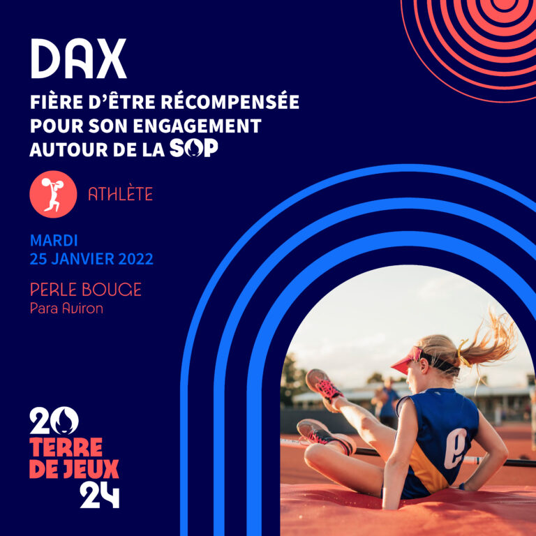 DAX ACCUEILLE PERLE BOUGE ET UNE DÉLÉGATION DE PARIS 2024 Dax