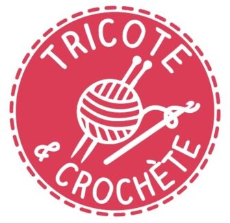 logo animation tricote et crochète de la bibliotheque